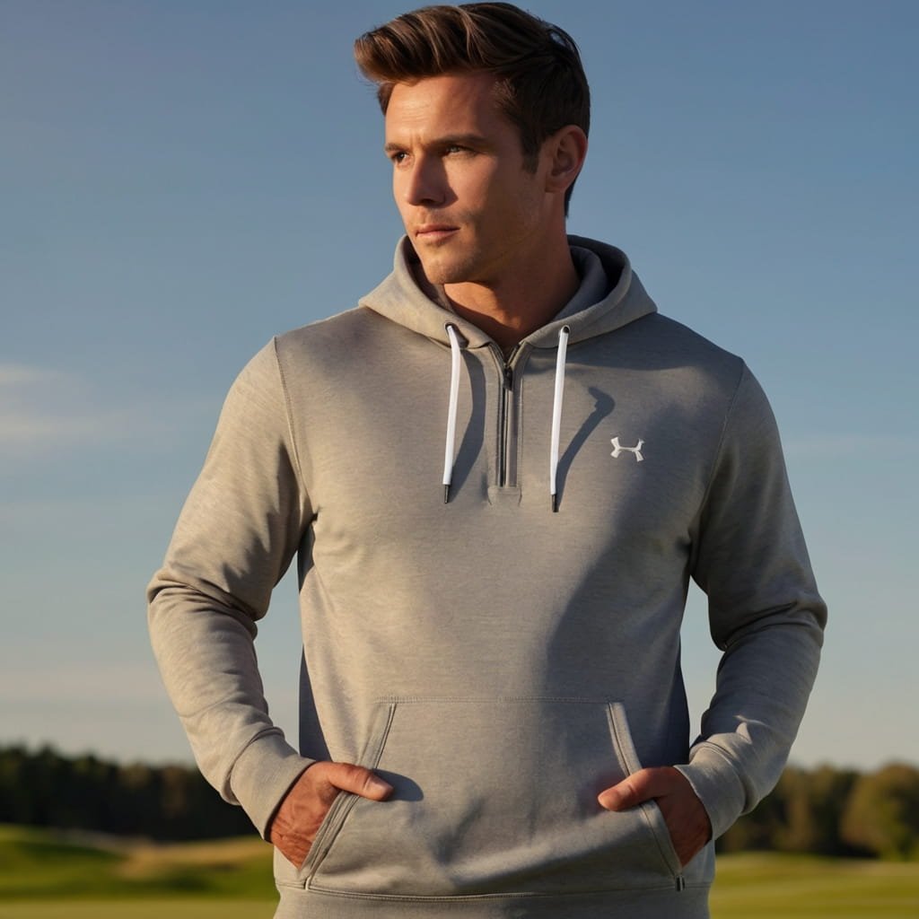 Stay stylish and comfortable on the course with a high-quality golf hoodie.